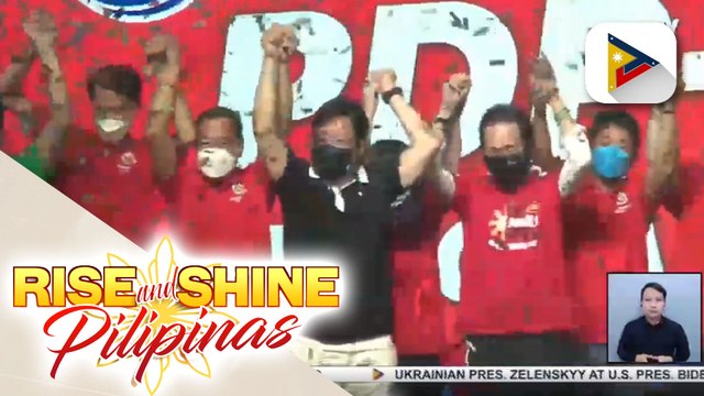 Senatorial candidates ng PDP LABAN Cusi wing, pormal nang ipinakilala; Kandidatura ni Mayor Sara, pormal na ring iprinoklama ng PDP LABAN Cusi wing