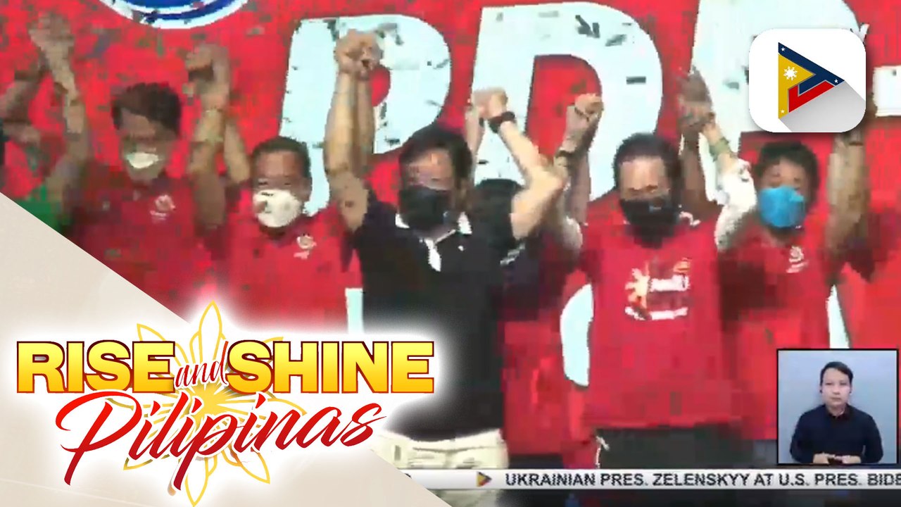 Senatorial candidates ng PDP LABAN Cusi wing, pormal nang ipinakilala; Kandidatura ni Mayor Sara, pormal na ring iprinoklama ng PDP LABAN Cusi wing