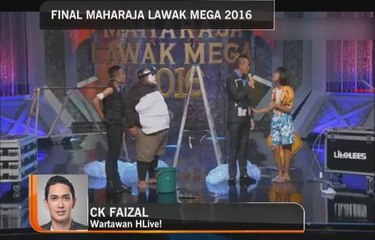 Persediaan malam final Maharaja Lawak Mega 2016