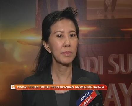 Pingat bukan untuk perseorangan badminton sahaja