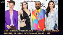 Spirit Awards 2022 Red Carpet: See Looks From Andrew Garfield, Julia Fox, Daveed Diggs, Michel - 1br