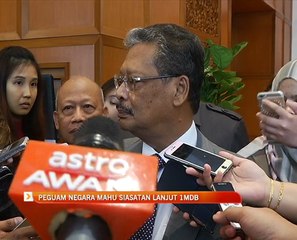 Peguam Negara mahu siasatan lanjut 1MDB