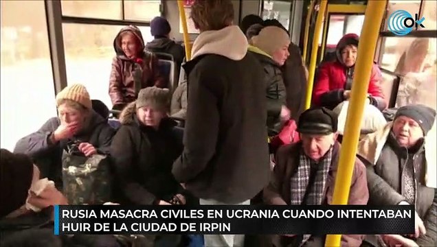 Al menos ocho civiles mueren en un ataque ruso en Irpín