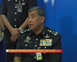 Pasukan tertinggi dihantar ke Manila pantau kes culik