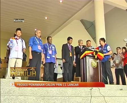 Proses penamaan calon PRN-11 lancar