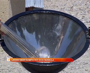 Larian Obor Olimpik Rio 2016 bermula