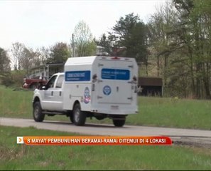 8 mayat pembunuhan beramai-ramai ditemui di 4 lokasi