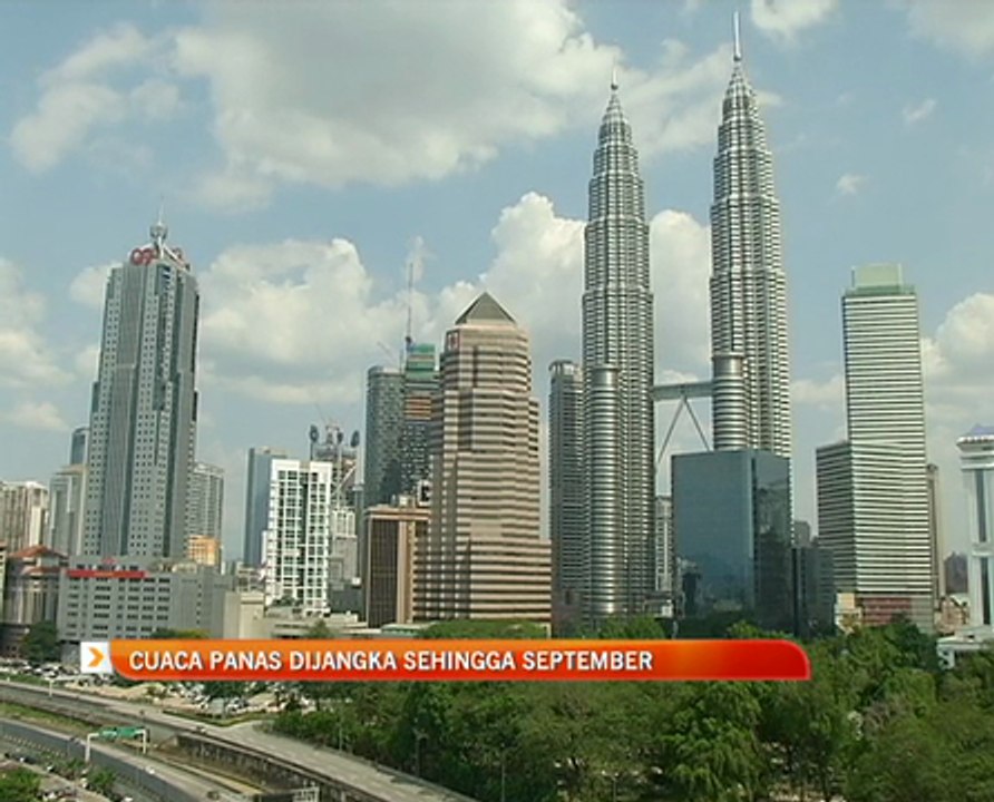 Cuaca panas dijangka sehingga September