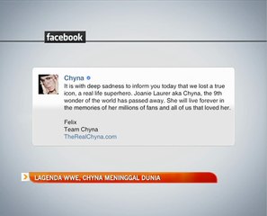 Legenda WWE, Chyna meninggal dunia