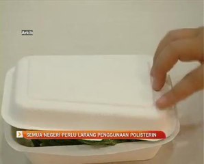 Semua negeri perlu larang penggunaan polisterin