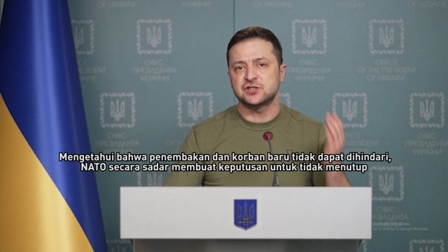 Tidak Berlakukan Zona Larangan Terbang, Presiden Ukraina Kecam NATO