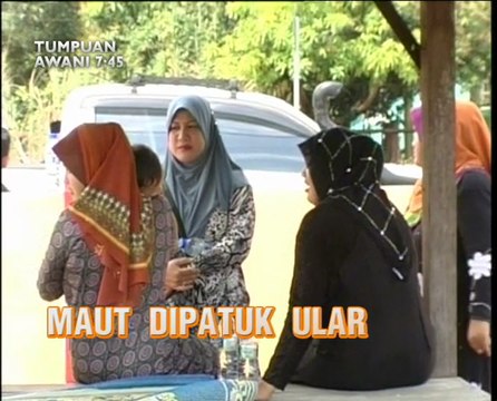 AWANI 7:45 malam ini: Penjenayah maut ditembak dan maut dipatuk ular