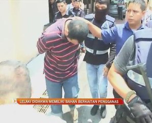 Lelaki didakwa memiliki bahan berkaitan pengganas