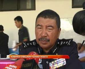 Komando dibelasah kerana wanita