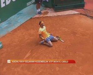 Nadal raih gelaran kesembilan ATP Monte Carlo