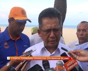 4 pantai Terengganu dikenalpasti zon mandian selamat
