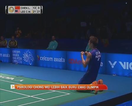 Psikologi Chong Wei lebih baik buru emas olimpik