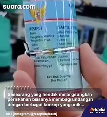 Viral Wanita Bagi Undangan Nikahan, Konsepnya Unik Jadi Sorotan Warganet