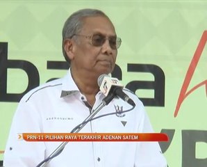 PRN - 11 pilihan raya terakhir Adenan Satem