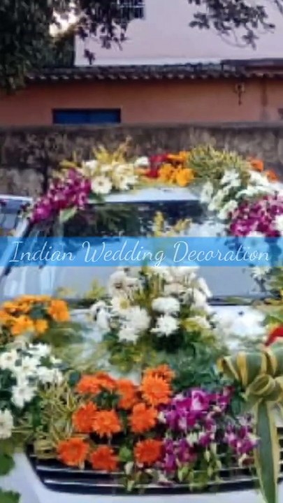 car decoration_car decoration for wedding_car decoration ideas_indian wedding decoration_shorts