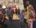 LA Lakers star Kobe Bryant hangs up his jersey