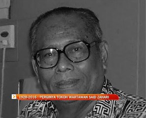 1928-2016: Perginya Tokoh Kewartawanan Said Zahari