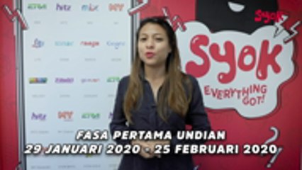 Cara-Cara Mengundi #AME2020 Di Aplikasi SYOK