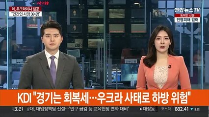 KDI "경기는 회복세…우크라 사태로 하방 위험"