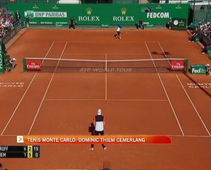 Tenis Monte Carlo:  Dominic Thiem cemerlang