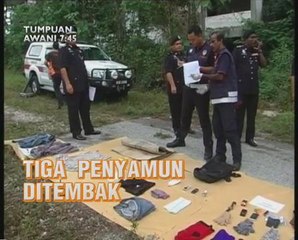 AWANI 7:45 malam ini: Tiga penyamun ditembak, 1MDB
