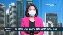 Kemacetan Lalu Lintas Tol Jakarta - Cikampek Mulai Terurai Pasca Libur Panjang Nyepi