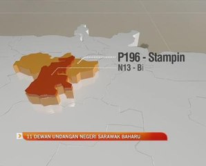 11 Dewan Undangan Negeri Sarawak baharu