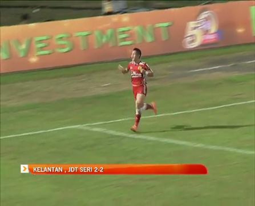Liga Super: Kelantan, JDT seri 2-2