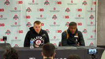 Ohio State's Justin Ahrens, E.J. Liddell Discuss 75-69 Loss To Michigan