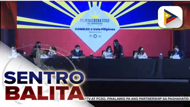 Ilang guidelines ng presidential at vice presidential debates ng Comelec, inilatag; Debate, hindi mandatory pero mga ‘di dadalo, ‘di makagagamit ng e-rally platform, ayon sa Comelec
