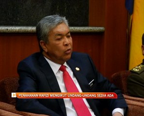 Penahanan Rafizi Ramli mengikut undang-undang sedia ada