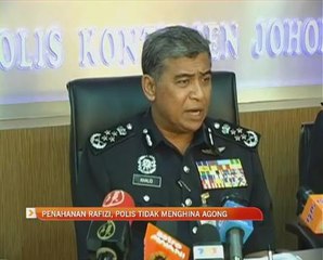 Penahanan Rafizi, polis tidak menghina Agong