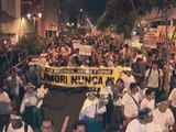 Tens of thousands march against Fujimori in Peru