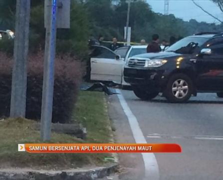 Samun bersenjata api, tiga penjenayah maut