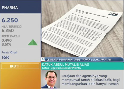 Lembaga pengarah 1MDB letak jawatan