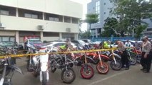 Terobos Masuk Tol, 21 Kendaraan Jenis Supermoto Diamankan Polisi