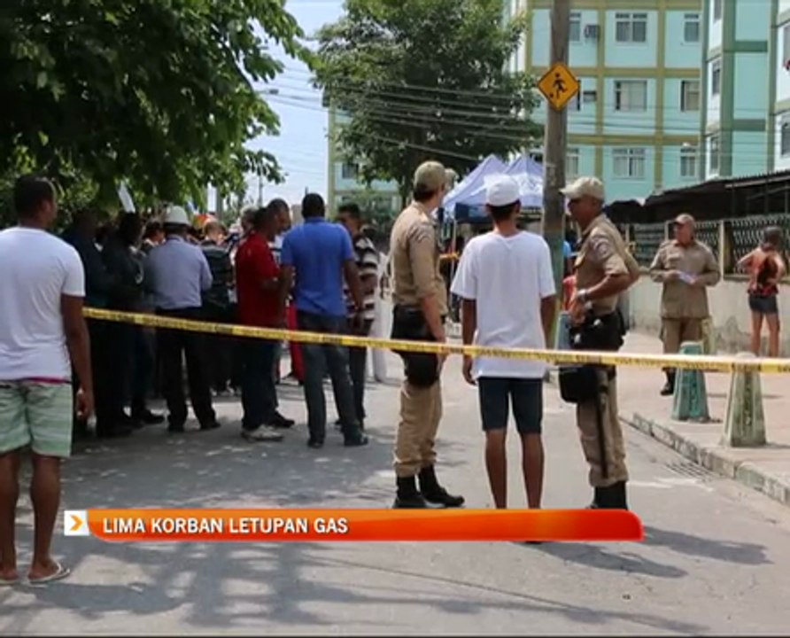 Lima korban letupan gas