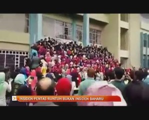 Pentas runtuh di majlis konvokesyen