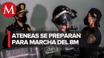 En CdMx, tres mil mujeres policías vigilarán la marcha del 8M