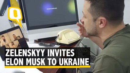 Video herunterladen: Ukraine Crisis | President Zelenskyy Invites Elon Musk to Ukraine Post War