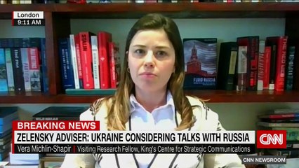 See how Russian state TV is covering the war in Ukraine