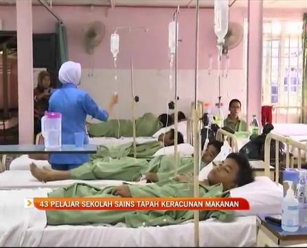 43 pelajar Sekolah Sains Tapah keracunan makanan