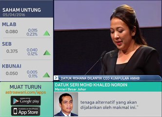 Datuk Rohana Rozhan dilantik CEO Kumpulan AMHB