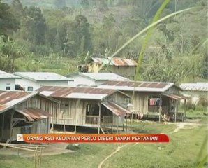 Orang asli Kelantan perlu diberi tanah pertanian