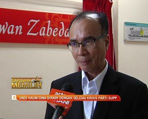 Undi kaum cina diraih dengan selesai krisis parti SUPP